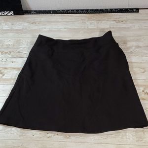 Betabrand Womens M Ponte Skort Black Pull On Pockets Athleisure Stretch‎ W1448